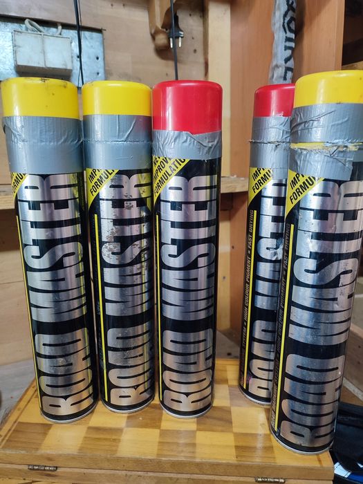 Marker drogowy w sprayu