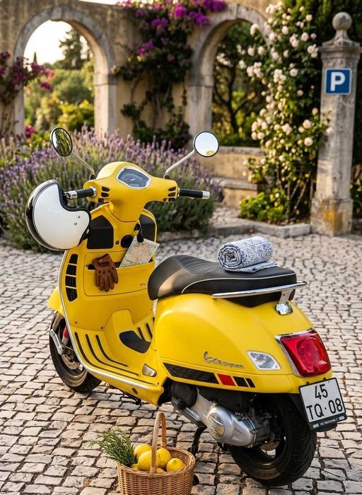 Mota Vespa VESPA Amarela