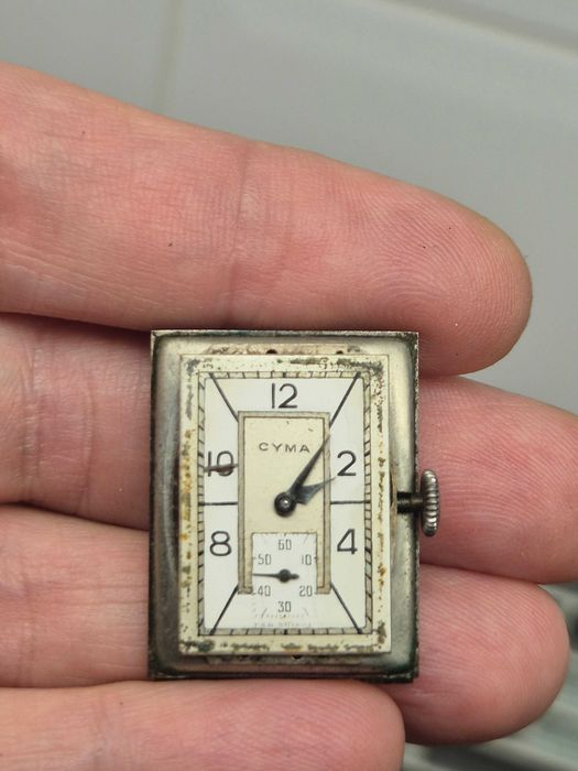 UNIKAT dla koneserów antyk zegarek *Cyma* Art Deco 1940r