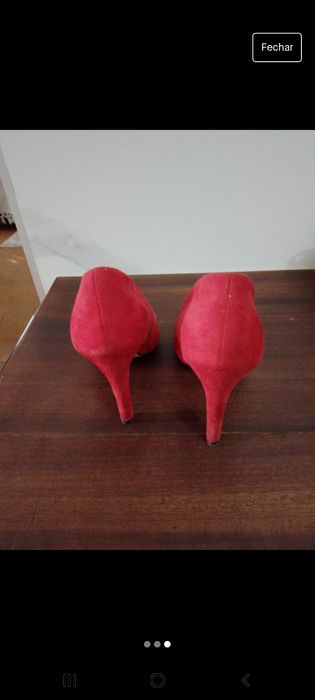 Sapato vermelho 37