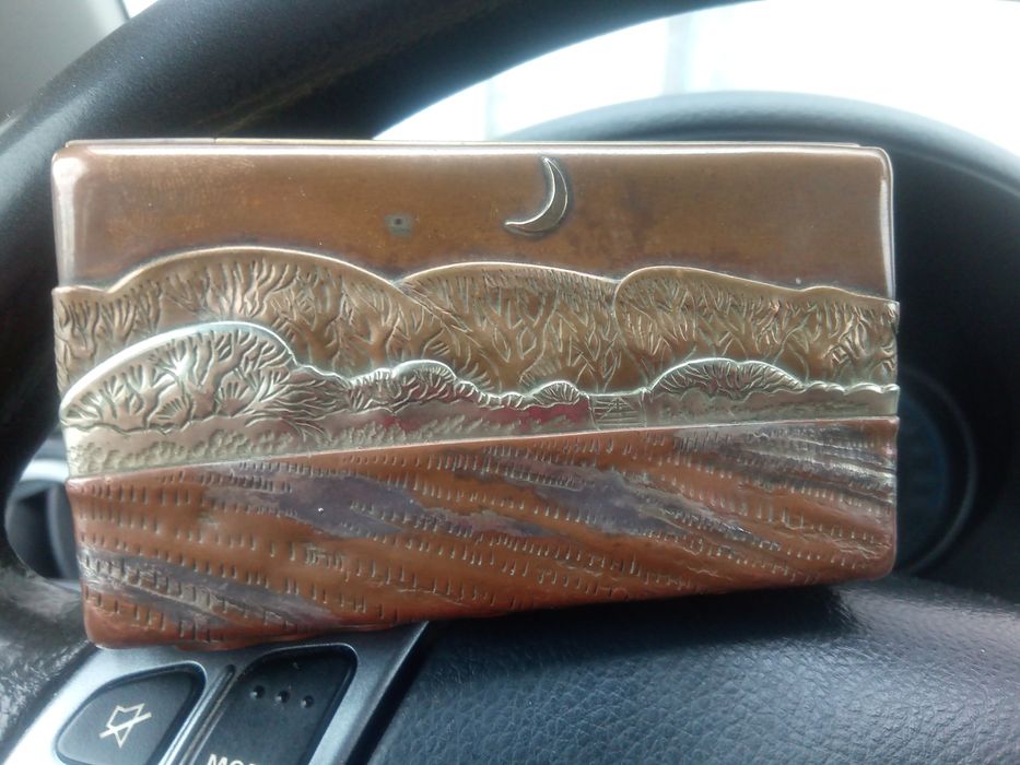 Papierośnica szkatułka  Cornelius Jakob Van Dop CJVD dzieło sztuki