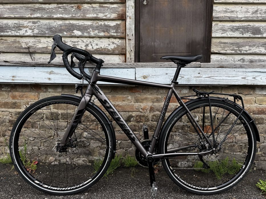 Велосипед гравел Stevens на shimano 105 на осях!!!