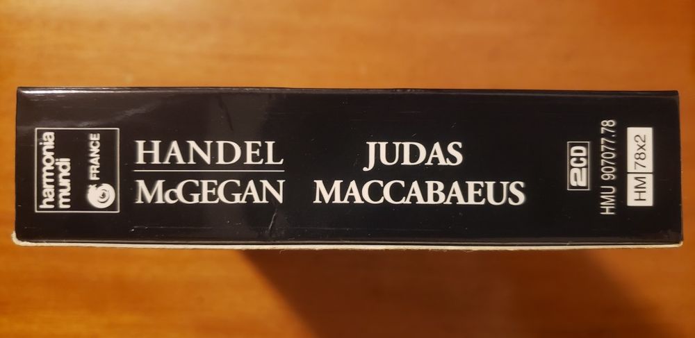 Handel: Judas Maccabaeus 2 CD + libreto