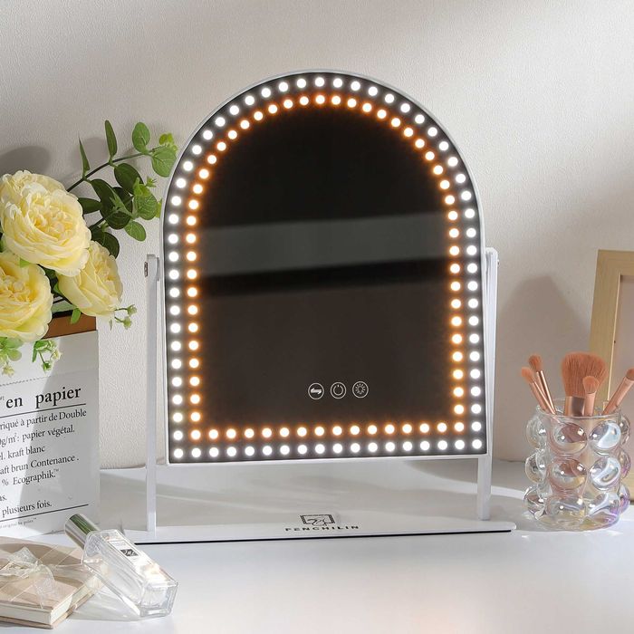 Lusterko do makijażu LED Hollywood Łukowe Nowe 25x30 Nowość Piękne