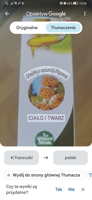 Olejek z Opuncji Figowej BIO 100% – Tunezja 60 ml