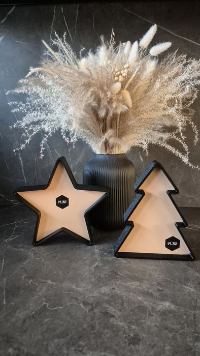 Різдвяні скульптурні зірочки