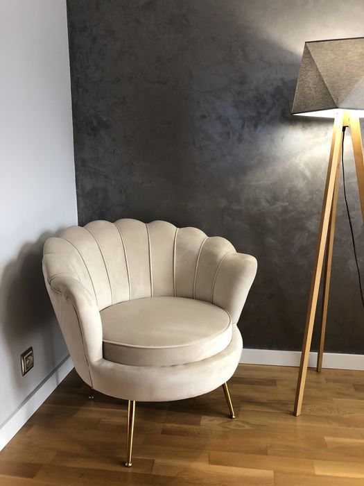 Fotel muszelka/WYSYŁKA 24h