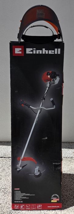 Roçador de relva a gasolina da marca Einhell + Capacete proteção