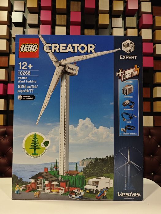 Конструктор LEGO CREATOR 10268 Вітрова турбіна Vestas (826 Деталей)