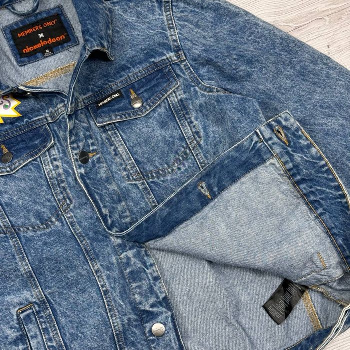 Джинсовка Nickelodeon x Members Only Denim Jacket куртка джинсова