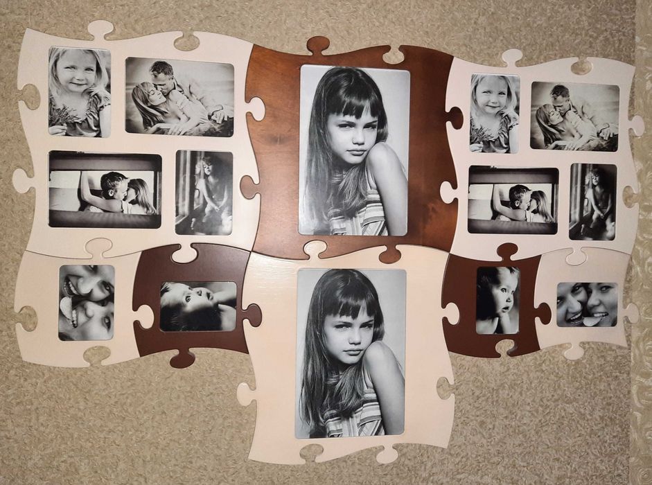 Фоторамки "ПАЗЛИ" на стіну