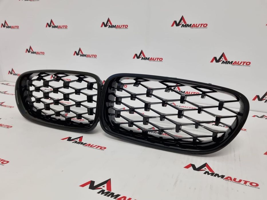Grelhas Frontais BMW Série 5 F10 F11 Diamond Black
