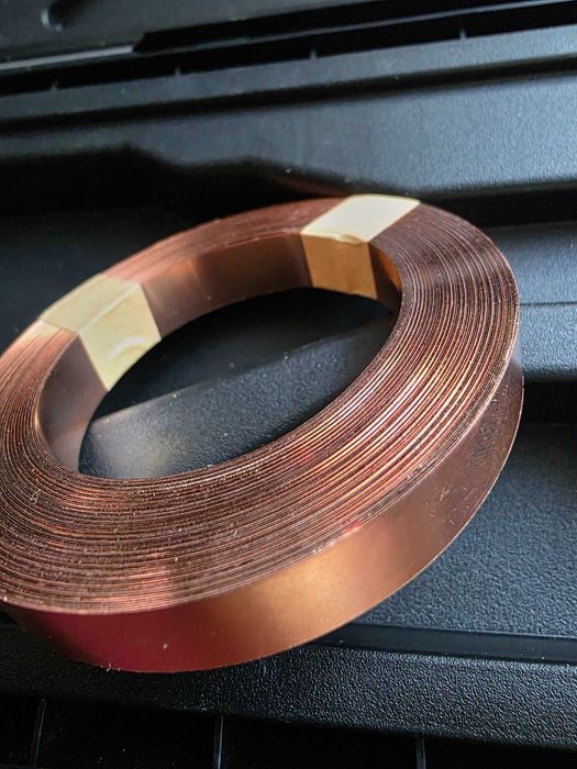 Taśma Miedziana 10 Metrów do Zgrzewania Ogniw 0.20x10MM lub 0.15x10mm Czysta Miedź 99.9%