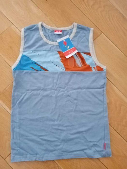 T-shirt bez rękawów,rozmiar 140-NOWY