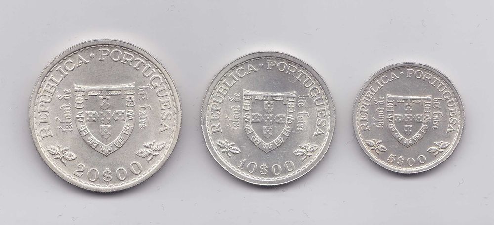 3 moedas prata Infante D. Henrique