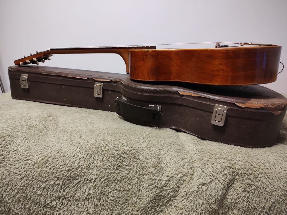 Gypsy jazz guitar Hans Hau lutnicza gitara elektroakustyczna CASE !!