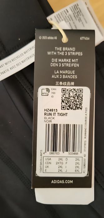 Calças de licra Benfica XXL novas