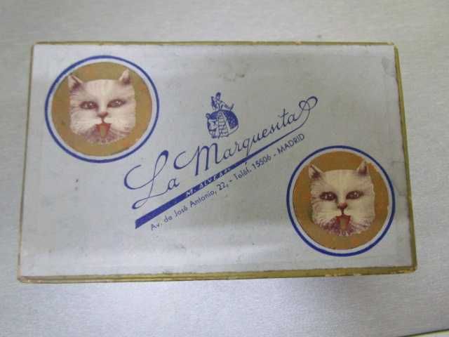 pequena caixa antiga espanhola ? cartão