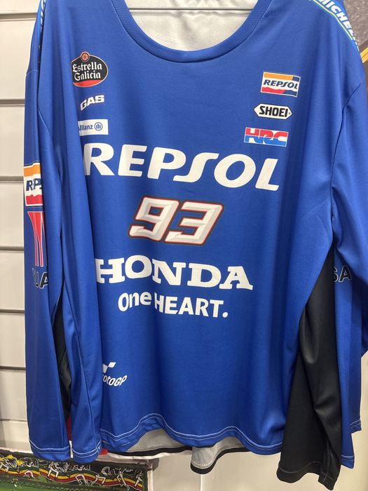 Repsol Honda 93, manga comprida , tamanho 5XL