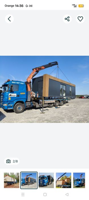 Transport HDS Warszawa,Kontenery,Domki Holenderskie,modułowe