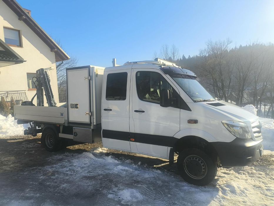 Mercedes-Benz Sprinter W906  Mercedes-Benz 519 CDI 4x4 Hiab HDS MOŻLIWA FAKTURA NA 2025R.