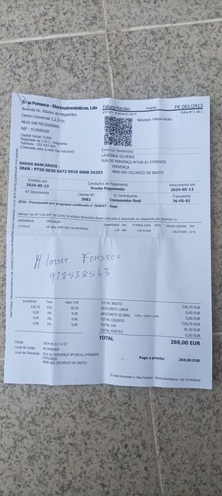 Vendo máquina de lavar roupa
