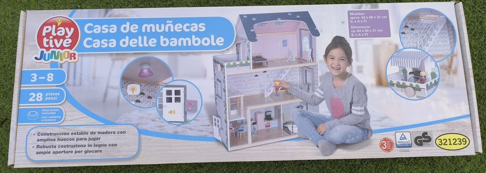 Casa de bonecas de madeira (Playtive Junior)