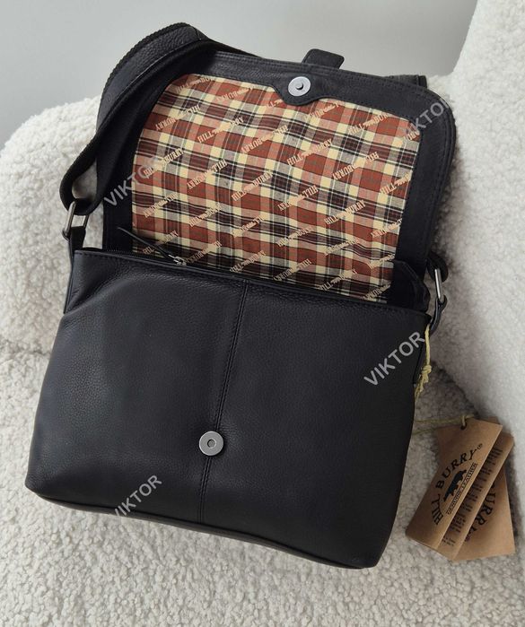 Кожаная сумка Hill Burry 3094. Германия. Натуральна шкіра