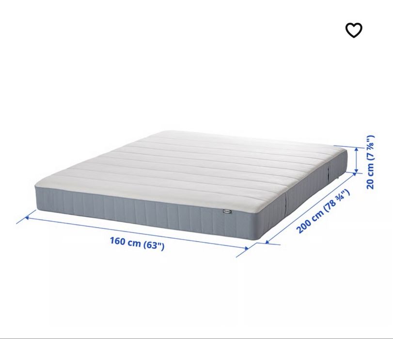 Colchão 160x200 VESTEROY