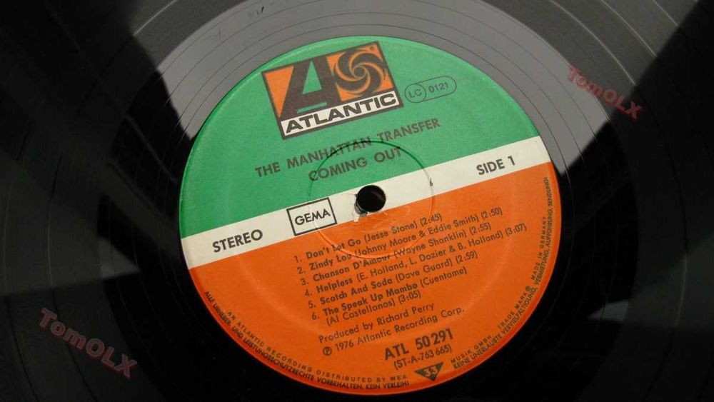 Płyta winylowa - The Manhattan Transfer - Coming Out - winyl stan EX