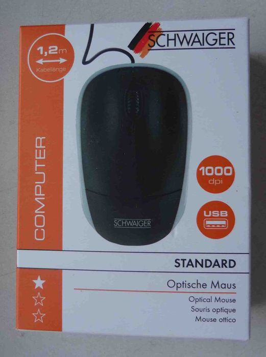 оптическая USB-мыши Schwaiger, новая