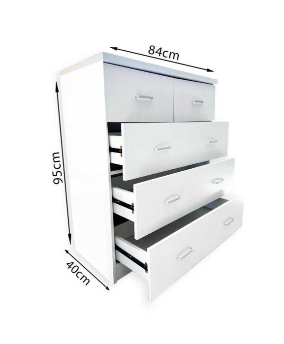 saldos comodas novas 5 gavetas envio gratis