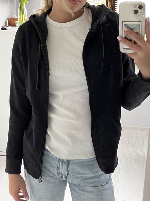 bluza czarna rozpinana r. s