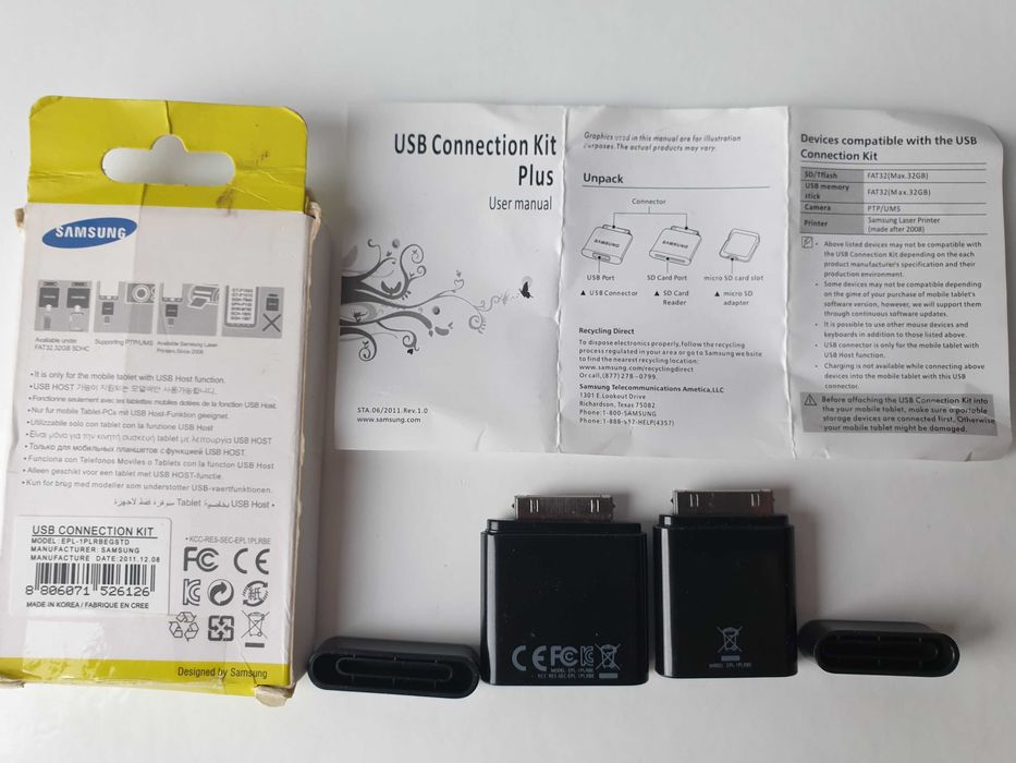 USB to 30pin SAMSUNG  набір адаптерів EPL-1PLRBEGSTD