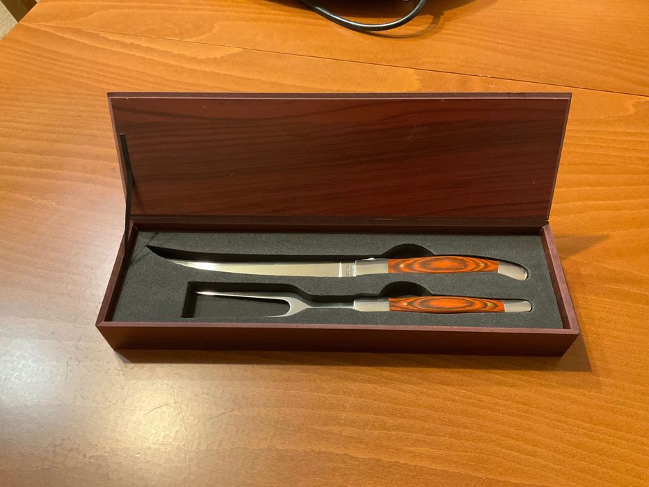 Sztućce do mięsa nóż i widelec marki BON APPETIT. Nigdy nie używane.