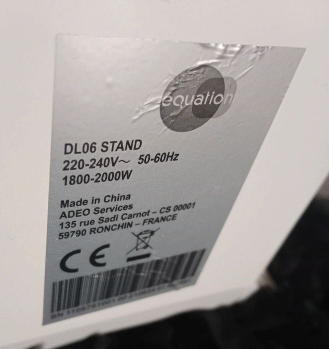 Convetor branco equation 2000W