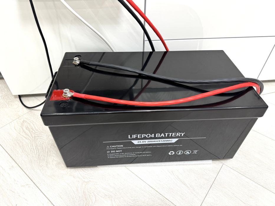 LiFePo4‼️5кВт 24В 200А 25.6V аккумулятор для инвертора бесперебойника