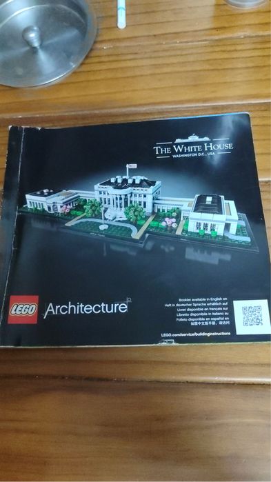 Lego whitehouse na caixa