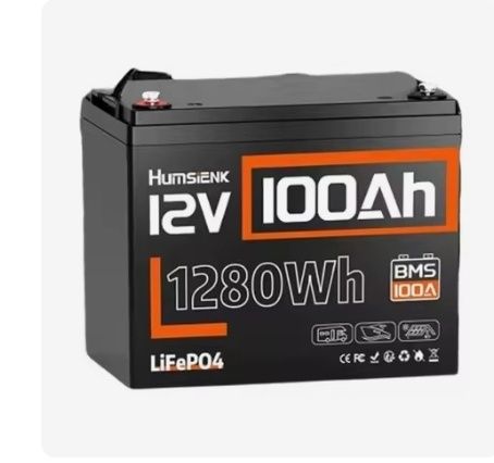 Наявність! LifePo4 Акумулятор 12V 100Ah Humsienk (1280wh) LifePo4 12v
