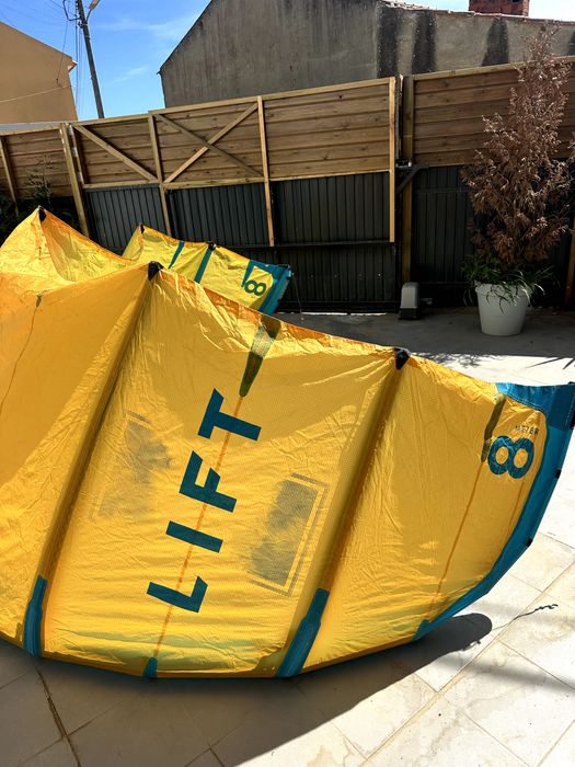 Kite Airush Lift V3 8m – Bom Estado – Excelente Kite Saltos de Big Air