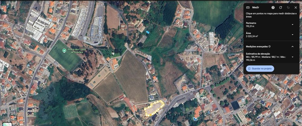 Terreno Bitarães-Paredes 2020m2 - Arrenda-se