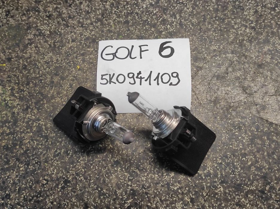 VW GOLF 6 OPRAWKA ŻARÓWKI LAMPY PRZEDNIEJ 5K0941109 SPRAWNA GWARANCJA WYSYŁKA !!!!