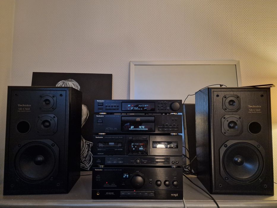 Zestaw Technics SU-X302 | Kolumny SB-CS60 + Pilot | Midi Stereo