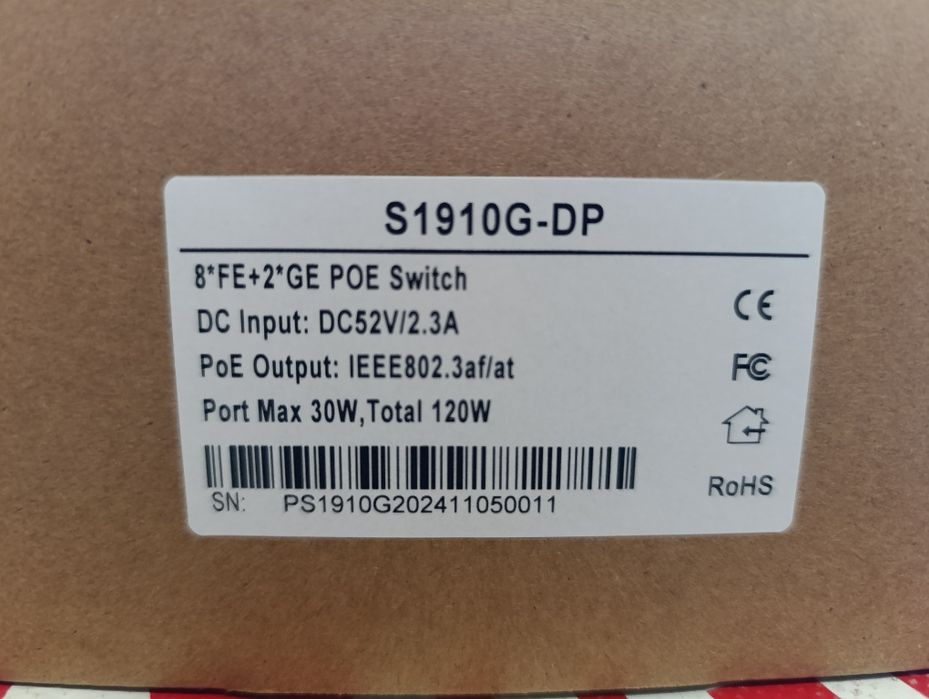 Ewind гігабітний poe-switch S1910G-DP нова ревізія