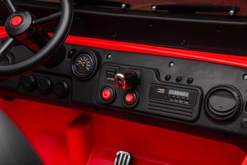 Max 60kg  4x90W 24v14ah  Auto Na Akumulator JH-102 Czerwone 4x4