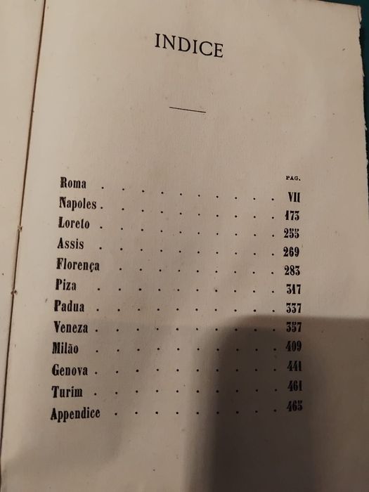 Itália - Elucidário do Viajante