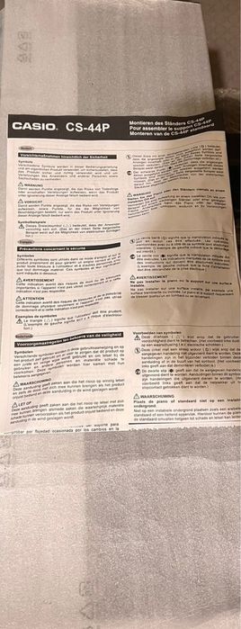 Casio CS-44P com suporte