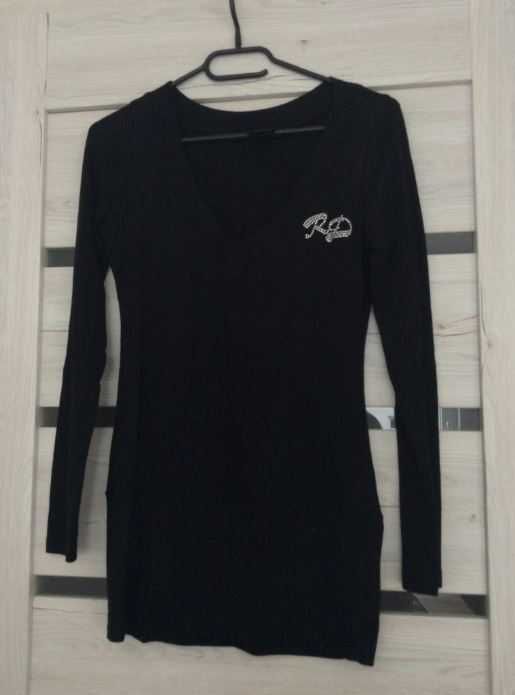 Sweter/tunika z cyrkoniami r. S
