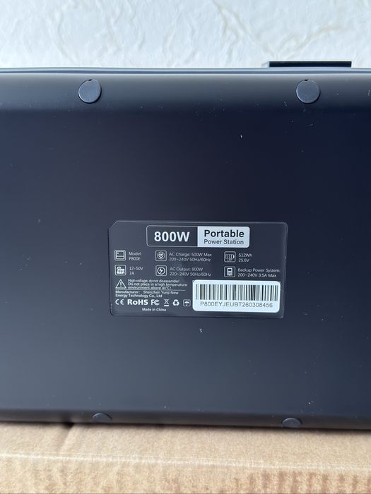 Зарядна станція OUKITEL P800E Plus 800W 512wh LiFePO4 Нова В НАЯВОСТІ