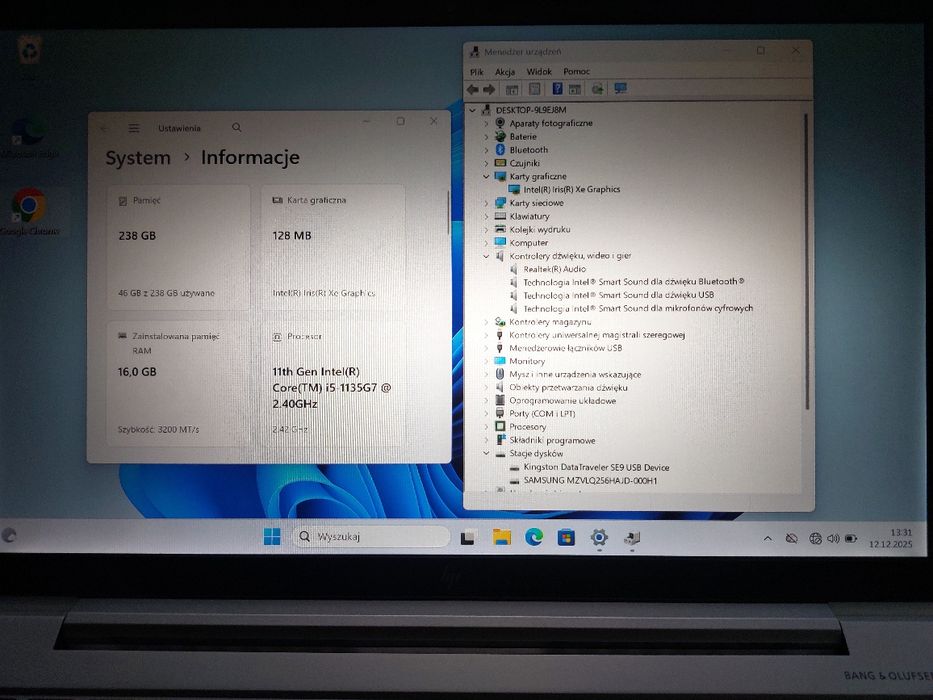 HP EliteBook 840 G8  i5-1135G7/16GB/256SSD/FHD/Win 11/